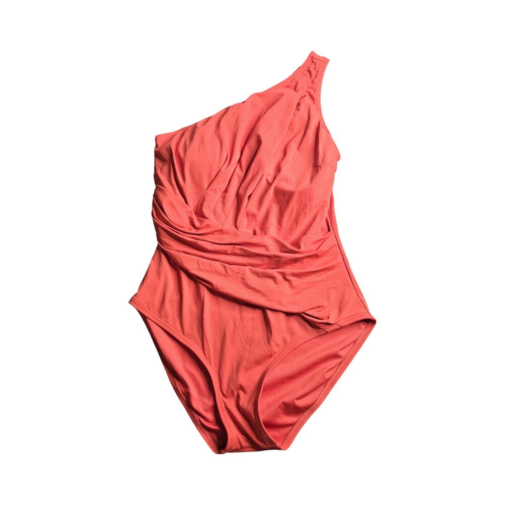 Michael Kors Urban Gypsy One-Shoulder‎ One-Piece Swimsuit Size: 8